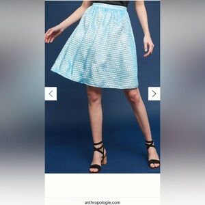 Anthropologie Blue Rashima Skirt